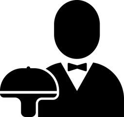 Black flat profile icon illustration with minimalist design, showing various professions, suitable for application design needs, websites, presentations, infographics, business brochures and others. 