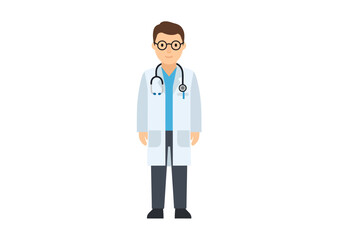 Fototapeta premium Professional healthcare doctor wearing stethoscope diagnosis in hospital clinic