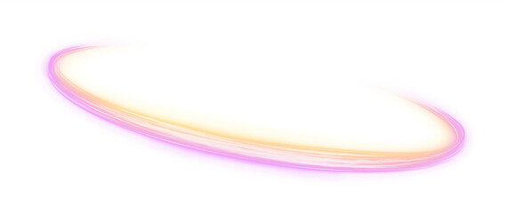 Glistering fire rings with twirling neon trails and sparkling lens flares.