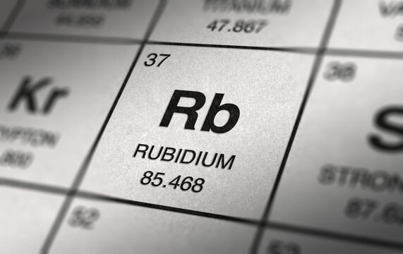 RUBIDIUM Element 37 of the periodic table