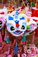 Handcrafted lion head lantern exudes vibrancy