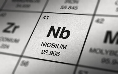 NIOBIUM Element 41 of the periodic table