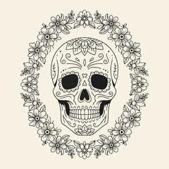 Mexico culture tradition festival Dia de los Muertos, Day of the Dead calavera, catrina, marigold, ofrenda
