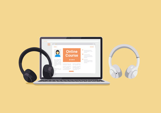 Online course engagement digital learning educational platform home setting informative