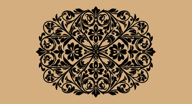 Floral mandala