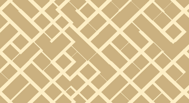 Abstract tan pattern with squares and rectangles