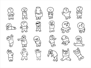 Funny Meme Doodle Reaction Set