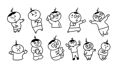 Crazy Meme Doodle Awkward Pose