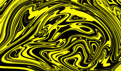 Acid yellow and black digital abstract creative background