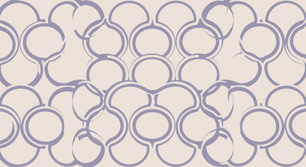 Interlocking circles pattern