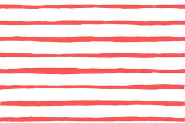 Obraz premium Red hand drawn horizontal line pattern for abstract background, scrapbook, poster, and decorative design