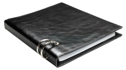 Organizing Important Documents Office Setting Binder Content Professional Environment Close-Up View Efficient Organization for Productivity