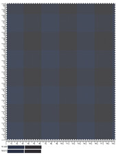 Plaid fabric pattern, blue, brown, cream, seamless for textiles, and for designing clothes, skirts or decorative fabrics. Vector illustration.
