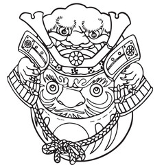 Daruma Tattoo 004
