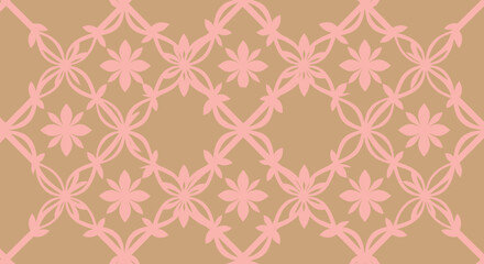 Floral latticework pattern