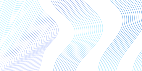 Flowing blue wave lines on white background. Abstract background for tech, data, or modern branding visuals. Minimalist motion texture for digital interfaces and creative layouts.