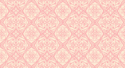 Elegant pink floral pattern