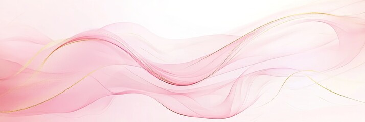 Light pink background with golden lines