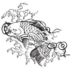 Koi fish tattoo 004