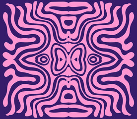 Swirl Groovy Psychedelic Spiral Pattern - 1