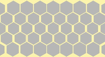 Hexagonal honeycomb pattern