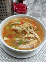 chicken soup with vegetables