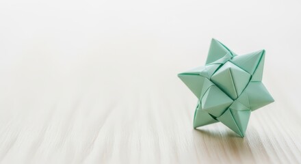 Origami Star Sculpture Beautifully Crafted from Paper
