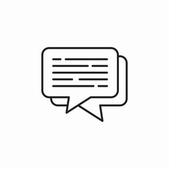 speech bubbles talk icon sign vector