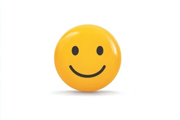 Smile icon on white background. Vector illustration isolated on white background