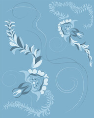 Ethnic patterns cool zen calm poster art