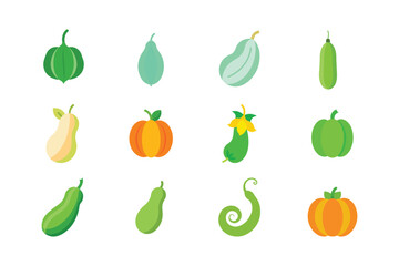 set of vegetable