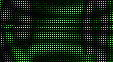 Green LED Display Panel: High-Resolution Image