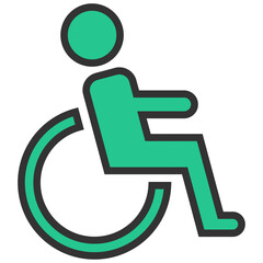 green disability icon