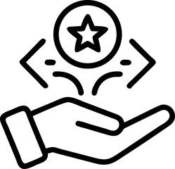 integrity vector icon on white or transparent background. trust or reliable or faith icons items. Stroke icon collections. Editable Stroke icon collection.