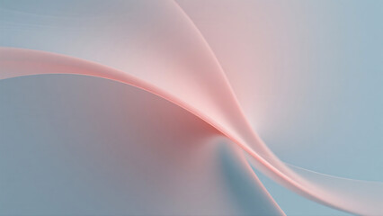 abstract soft smooth blend of pink and baby blue  wave background in minimal gradient pastel background, dreamy abstract texture, and high resolution