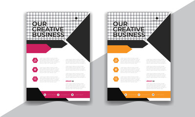 Minimal Corporate Business Flyer Layout For Office And Startup Marketing