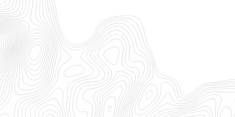 Abstract minimal geography location vector topo map. creative discovery White wave grid stripe line map topography. vector geographic contour mounted map background.	