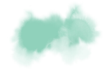 Watercolor stain decoration