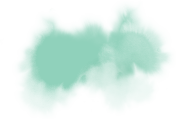 Watercolor stain decoration