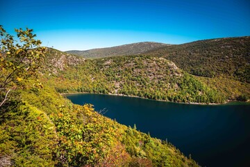 Fototapeta premium Jordan Cliffs Trail Jordan Pond Acadia National Park Maine