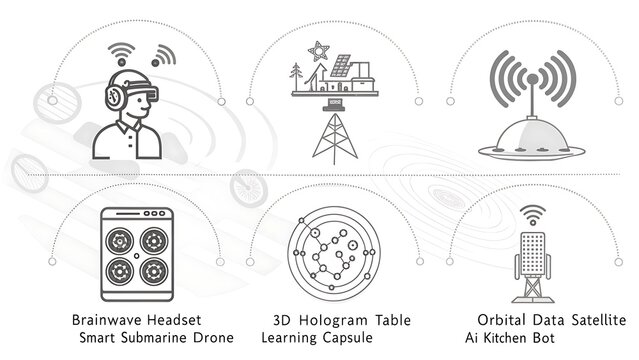 Future Technology Concepts: A Collection of Futuristic Device Illustrations                                                                           