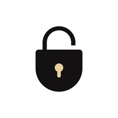Unlock your potential with this modern, secure padlock icon, representing freedom and access to new opportunities