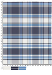 Seamless tartan pattern with a textured, woven look. Features green, gold, purple, and white stripes, creating a classic and versatile fabric design suitable for various applications.

