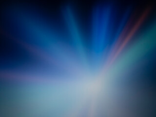 Exploding motion blur of bright blue hues with dynamic flow and prismatic spectrum notes, ideal for fast-paced concepts or modern, cutting-edge images. Web and social media concepts.