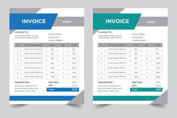 invoice layout