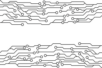 High-tech circuit board technology background 