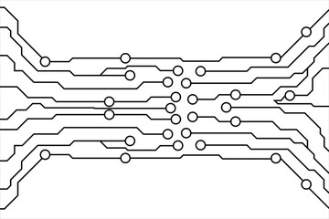 High-tech circuit board technology background 