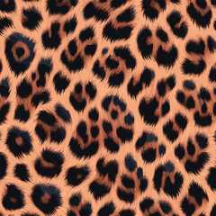 Seamless Animal Wildlife Skin Pattern. Leopard Fur Camouflage Background. Leopard Skin Texture Pattern Vector, rich motif for digital and print use.