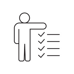 icons. icons of a finished work. finished work. done. a black and white icon with lines. different shapes with a completed task. a completed task.