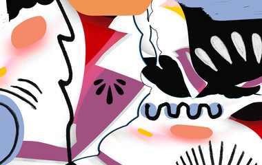 Sfondo e composizione astratta